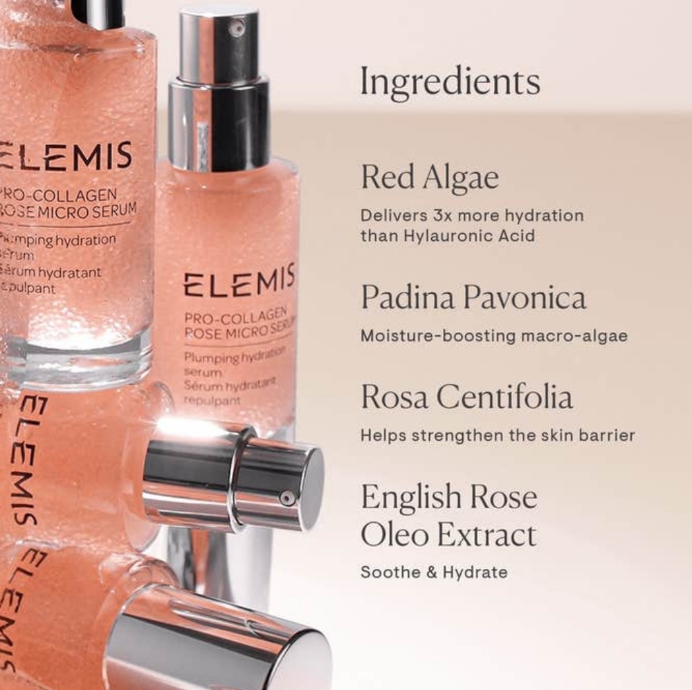 ELEMIS Pro-Collagen Rose Serum, 30ml/1.0fl oz - Picture 7 of 12